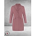 Plus Basics Blazer Long Jacket Mauve